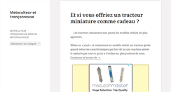 Desktop Screenshot of motoculteur-et-tronconneuse.com