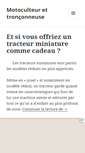 Mobile Screenshot of motoculteur-et-tronconneuse.com